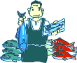 イラスト(新鮮な魚)