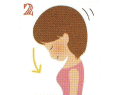 イラスト（筋肉のリラックス術＜首２＞）