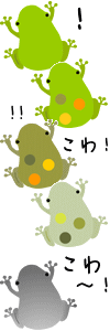 パニックのカエル