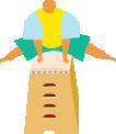 イラスト（跳び箱）