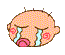 イラスト（悲しむ赤ちゃん）