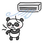イラスト（冷房による肩の冷え）